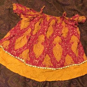 Xhilaration Cold Shoulder Top